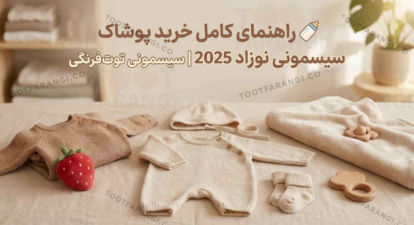  راهنمای کامل خرید پوشاک سیسمونی نوزاد 2025